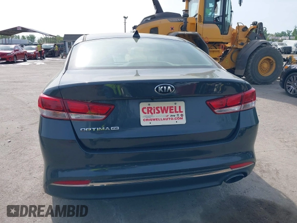 2016 Kia Optima LX with VIN KNAGT4L37G5073752, listed as a IAAI auction lot 42132621 with 136,818 mi miles. Bid and sale history available at carsss.com. Image 16.