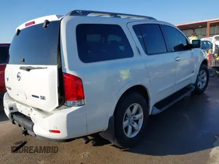 2009 Nissan Armada SE z VIN 5N1BA08D99N604316, wystawiony jako IAAI lot #41749094 z przebiegiem 326 455 mil mil oraz . Historia ofert i sprzedaży dostępna na DreamBid. Obrazek 4.