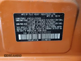 2014 Subaru Crosstrek Premium with VIN JF2GPAVC7E8285101, listed as a Copart auction lot 52966365 with 143,045 mi miles and Salvage title. Bid and sale history available at DreamBid. Image 13.