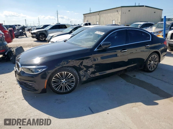 2017 BMW 5 Series 540i with VIN WBAJE5C33HG913814, listed as a Copart auction lot 53142865 with 71,822 mi miles and Salvage title. Bid and sale history available at DreamBid. Image 1.