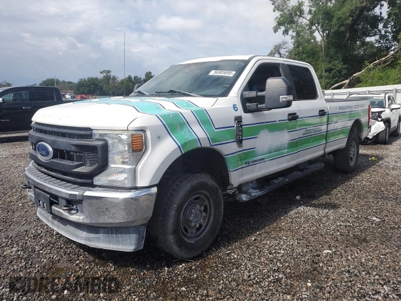 2020 Ford F-250 XL with VIN 1FT7W2BT4LED53378, listed as a Copart auction lot 62114495 with 96,636 mi miles and Salvage title. Bid and sale history available at DreamBid. Image 1.