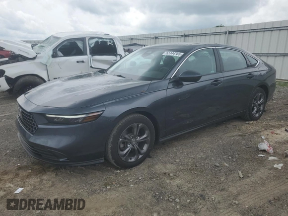 2024 Honda Accord EX with VIN 1HGCY1F36RA080636, listed as a Copart auction lot 55144785 with 10,290 mi miles and Salvage title. Bid and sale history available at DreamBid. Image 1.