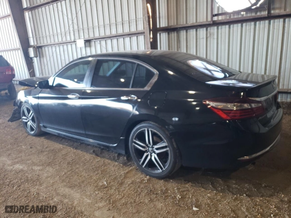 2017 Honda Accord Sedan Sport with VIN 1HGCR2F54HA275962, listed as a Copart auction lot 87047934 with 99,680 mi miles and Salvage Title. Bid and sale history available at carsss.com. Image 2.
