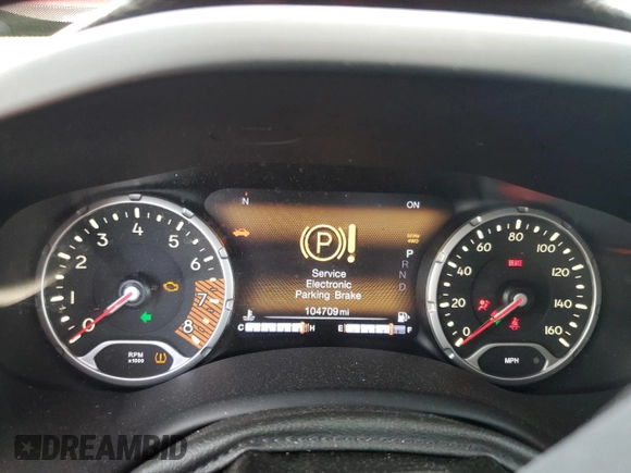 2020 Jeep Renegade Trailhawk with VIN ZACNJBC19LPL45977, listed as a Copart auction lot 50263085 with 104,709 mi miles and Non repairable. Bid and sale history available at DreamBid. Image 9.