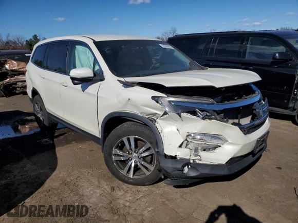 2016 Honda Pilot EX with VIN 5FNYF6H35GB126241, listed as a Copart auction lot 50380065 with 93,045 mi miles and Salvage Title. Bid and sale history available at DreamBid. Image 4.