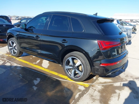 2022 Audi Q5 S line Premium Plus with VIN WA1EAAFY1N2121311, listed as a IAAI auction lot 41389178 with 45,326 mi miles. Bid and sale history available at carsss.com. Image 3.