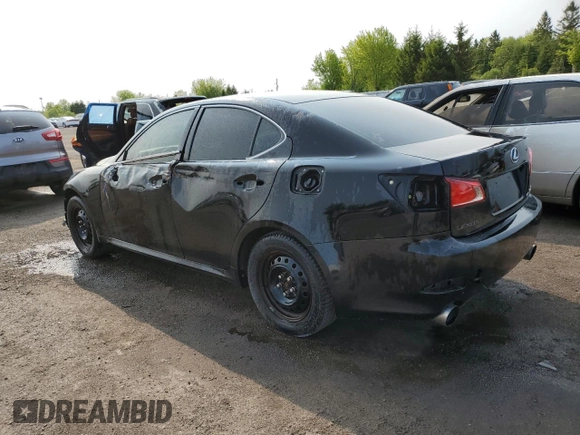 2006 Lexus IS 250 with VIN JTHCK262462000686, listed as a Copart auction lot 58947525 with 341,236 mi miles and Salvage title. Bid and sale history available at DreamBid. Image 2.