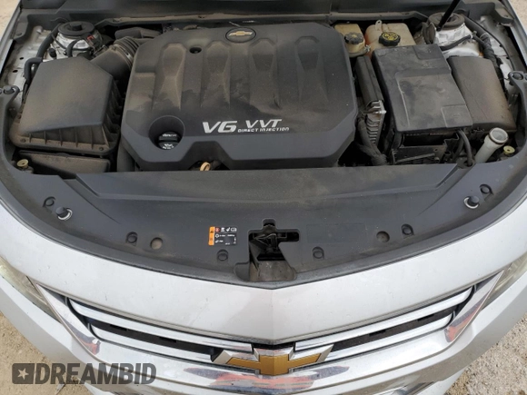 2016 Chevrolet Impala LTZ with VIN 2G1145S35G9182297, listed as a Copart auction lot 55792725 with 104,686 mi miles and Salvage title. Bid and sale history available at DreamBid. Image 11.