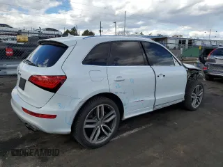 2014 Audi SQ5 Premium Plus with VIN WA1CGAFPXEA026541, listed as a Copart auction lot 78918504 with 105,836 mi miles and Salvage Title. Bid and sale history available at carsss.com. Image 3.