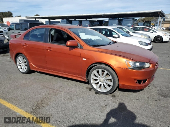 2009 Mitsubishi Lancer GTS with VIN JA3AU86W19U026176, listed as a Copart auction lot 75438734 with 95,565 mi miles and Clean Title. Bid and sale history available at carsss.com. Image 4.