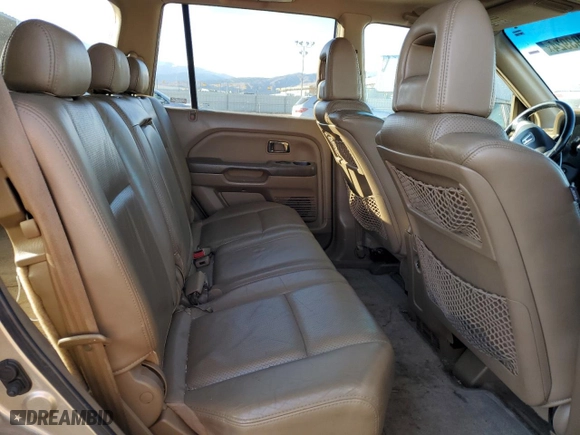 2005 Honda Pilot EX-L with NAVI with VIN 2HKYF18785H558200, listed as a Copart auction lot 86393924 with 235,140 mi miles and Salvage Title. Bid and sale history available at carsss.com. Image 11.