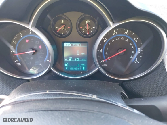2015 Chevrolet Cruze LT with VIN 1G1PE5SBXF7250026, listed as a IAAI auction lot 41305781 with 139,323 mi miles. Bid and sale history available at carsss.com. Image 7.