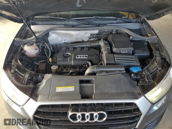 2018 Audi Q3 Premium with VIN WA1ECCFS1JR007540, listed as a Copart auction lot 62449775 with 118,766 mi miles and Salvage title. Bid and sale history available at DreamBid. Image 12.