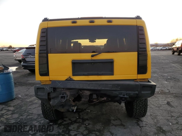 2005 Hummer H2 SUV with VIN 5GRGN23U55H105263, listed as a Copart auction lot 80446754 with 162,538 mi miles and Salvage Title. Bid and sale history available at carsss.com. Image 6.