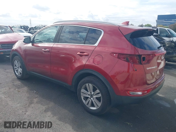 2018 Kia Sportage LX with VIN KNDPM3ACXJ7461874, listed as a IAAI auction lot 42064801 with 123,809 mi miles and . Bid and sale history available at carsss.com. Image 3.