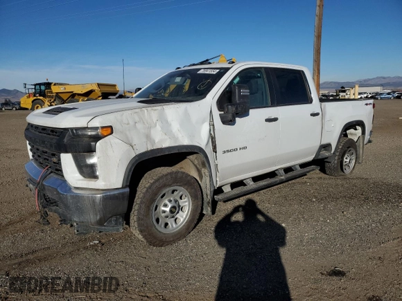 2020 Chevrolet Silverado 3500HD Work Truck with VIN 1GC4YSE75LF335378, listed as a Copart auction lot 76941554 with 87,394 mi miles and Salvage Title. Bid and sale history available at carsss.com. Image 1.