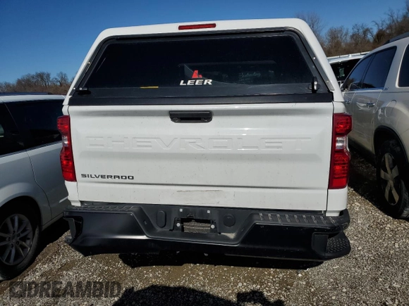 2023 Chevrolet Silverado 1500 Work Truck with VIN 3GCNAAEK8PG363235, listed as a Copart auction lot 46719905 with 88,360 mi miles and Clean Title. Bid and sale history available at carsss.com. Image 6.
