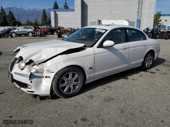 2004 Jaguar S-Type with VIN SAJEA01T34FN01609, listed as a Copart auction lot 45596495 with NaN miles and Salvage Title. Bid and sale history available at carsss.com. Image 1.