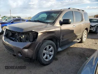 2014 Nissan Armada SV z VIN 5N1AA0ND0EN607650, wystawiony jako Copart lot #41698115 z przebiegiem 65 476 mil mil oraz Szkoda całkowita • Salvage title. Historia ofert i sprzedaży dostępna na DreamBid. Obrazek 1.