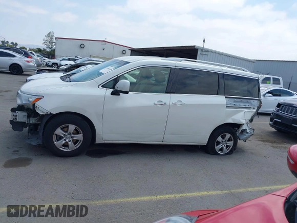 2016 Nissan Quest SL with VIN JN8AE2KP7G9154453, listed as a IAAI auction lot 39544605 with 163,185 mi miles and . Bid and sale history available at DreamBid. Image 14.