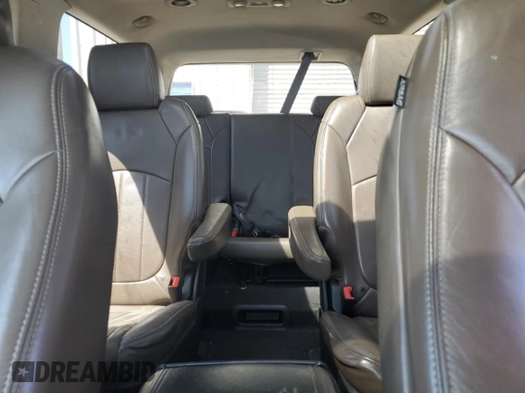 2014 GMC Acadia SLT z VIN 1GKKRSKD0EJ131557, wystawiony jako Copart lot #49689394 z przebiegiem Nie podano mil oraz Szkoda całkowita • Salvage title. Historia ofert i sprzedaży dostępna na DreamBid. Obrazek 10.
