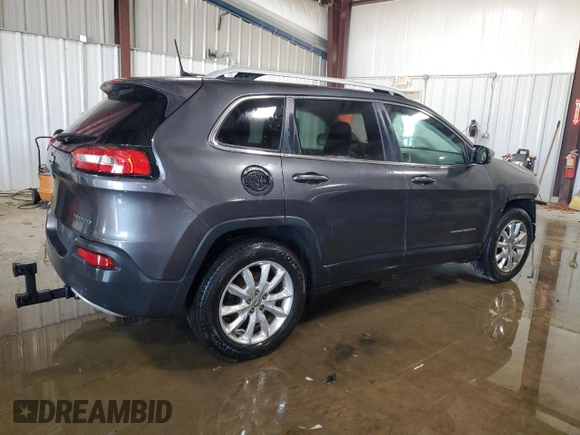 2017 Jeep Cherokee Limited z VIN 1C4PJMDB2HW601286, wystawiony jako Copart lot #60034815 z przebiegiem 55 948 mil mil oraz Szkoda całkowita • Salvage title. Historia ofert i sprzedaży dostępna na DreamBid. Obrazek 3.