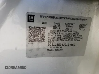 2018 Cadillac XTS with VIN 2G61L5S34J9134469, listed as a Copart auction lot 46660945 with 122,011 mi miles and Salvage Title. Bid and sale history available at carsss.com. Image 14.