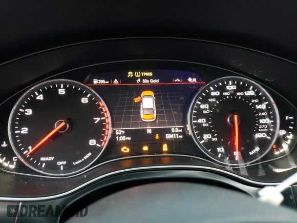 2018 Audi A6 Premium Plus with VIN WAUG3AFC0JN043526, listed as a Copart auction lot 70219472 with 58,411 mi miles. Bid and sale history available at carsss.com. Image 9.