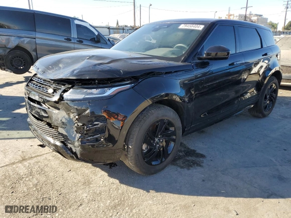 2023 Land Rover Range Rover Evoque R-Dynamic S with VIN SALZT2FX5PH199050, listed as a Copart auction lot 79458404 with 12,669 mi miles and Salvage Title. Bid and sale history available at carsss.com. Image 1.