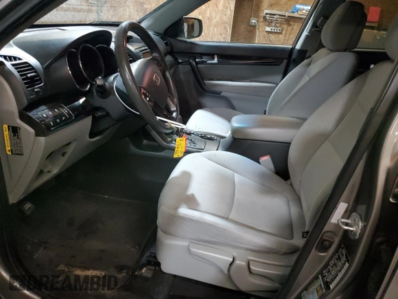 2013 Kia Sorento LX with VIN 5XYKTCA64DG327313, listed as a Copart auction lot 52108515 with 147,762 mi miles and Salvage Title. Bid and sale history available at carsss.com. Image 7.