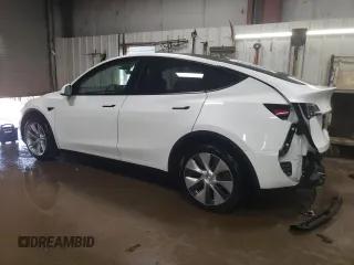 2023 Tesla Model Y Long Range with VIN 7SAYGDEE6PF806434, listed as a Copart auction lot 51455035 with Not Provided miles and Salvage Title. Bid and sale history available at DreamBid. Image 2.