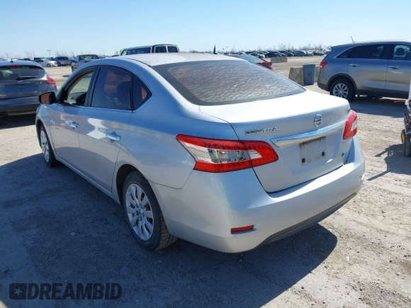 2013 Nissan Sentra SV with VIN 1N4AB7AP4DN900188, listed as a IAAI auction lot 41772895 with 172,703 mi miles and . Bid and sale history available at DreamBid. Image 3.