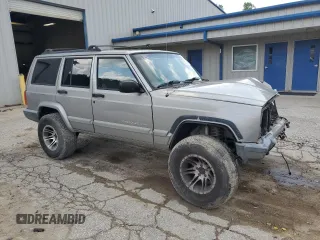 2001 Jeep Cherokee Sport with VIN 1J4FT48S91L605949, listed as a Copart auction lot 60024895 with Not provided miles and Salvage title. Bid and sale history available at DreamBid. Image 4.