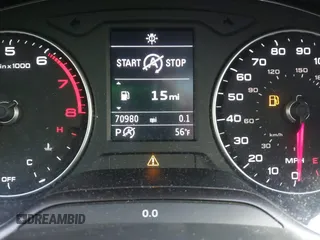 2018 Audi A3 Sedan Premium with VIN WAUAUGFF7J1069760, listed as a IAAI auction lot 41687581 with 70,980 mi miles. Bid and sale history available at carsss.com. Image 15.