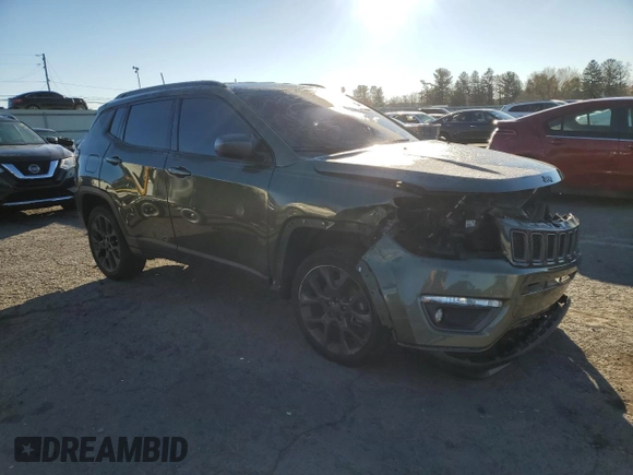 2021 Jeep Compass 80th Anniversary z VIN 3C4NJDEB6MT554656, wystawiony jako Copart lot #79352014 z przebiegiem 84 561 mil mil oraz Szkoda całkowita • Salvage title. Historia ofert i sprzedaży dostępna na DreamBid. Obrazek 4.