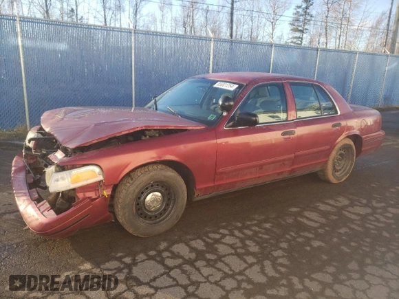 2000 Ford Crown Victoria Police Police Interceptor with VIN 2FAFP71W1YX118742, listed as a Copart auction lot 85001254 with 210,083 mi miles and Salvage Title. Bid and sale history available at carsss.com. Image 1.