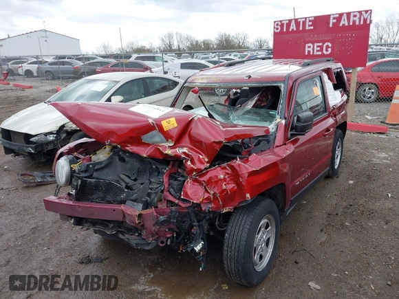 2015 Jeep Patriot Sport with VIN 1C4NJRBB9FD347222, listed as a IAAI auction lot 41932812 with 183,500 mi miles and . Bid and sale history available at carsss.com. Image 6.