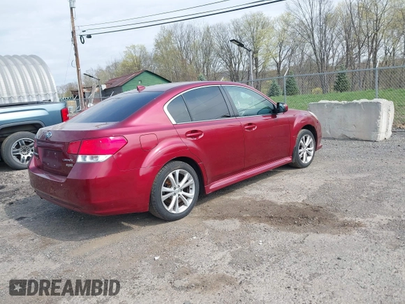 2013 Subaru Legacy Limited with VIN 4S3BMBK60D3011501, listed as a IAAI auction lot 42047861 with 166,455 mi miles and . Bid and sale history available at DreamBid. Image 4.