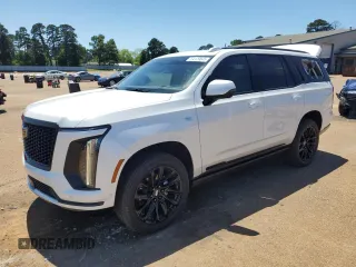 2025 Cadillac Escalade 4WD Sport Platinum with VIN 1GYS9GRL7SR239431, listed as a Copart auction lot 54129845 with 510 mi miles and Clean title. Bid and sale history available at DreamBid. Image 1.