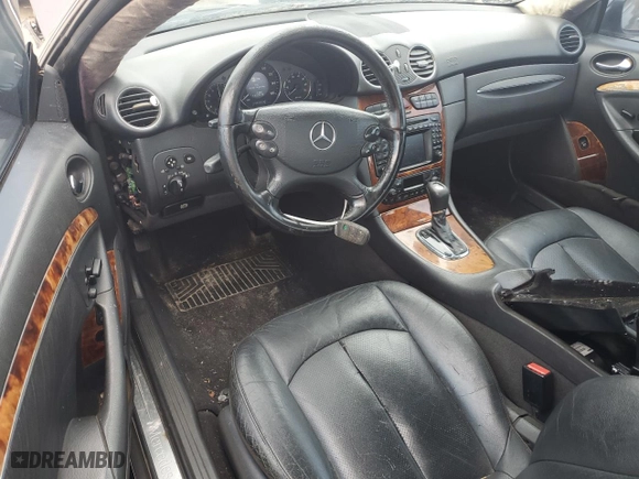 2003 Mercedes-Benz CLK-Class 5.0L with VIN WDBTJ75J03F030622, listed as a Copart auction lot 43467395 with 199,040 mi miles and Clean Title. Bid and sale history available at carsss.com. Image 8.