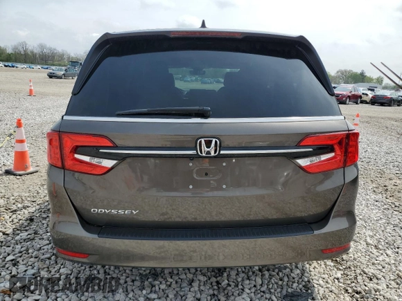2023 Honda Odyssey EX-L z VIN 5FNRL6H67PB032031, wystawiony jako Copart lot #53949585 z przebiegiem 6 653 mil mil oraz Szkoda całkowita • Salvage title. Historia ofert i sprzedaży dostępna na DreamBid. Obrazek 6.