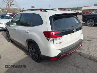 2023 Subaru Forester Sport with VIN JF2SKAJC0PH432313, listed as a IAAI auction lot 41828971 with 1 mi miles. Bid and sale history available at carsss.com. Image 3.
