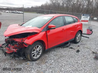 2016 Ford Focus SE with VIN 1FADP3K27GL345053, listed as a IAAI auction lot 41209266 with 1 mi miles. Bid and sale history available at carsss.com. Image 18.