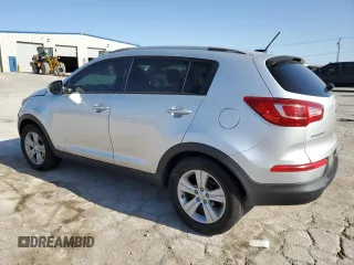 2013 Kia Sportage LX with VIN KNDPB3A25D7532576, listed as a Copart auction lot 52648775 with 92,335 mi miles and Salvage Title. Bid and sale history available at carsss.com. Image 2.