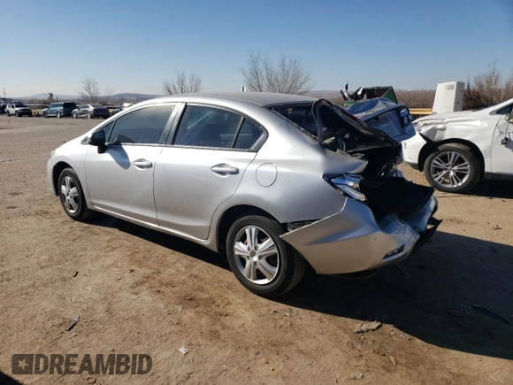 2014 Honda Civic LX with VIN 19XFB2F58EE059735, listed as a Copart auction lot 83698064 with 110,458 mi miles and Salvage Title. Bid and sale history available at carsss.com. Image 2.