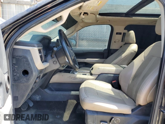 2023 Ford Expedition Max Limited with VIN 1FMJK1K81PEA15199, listed as a Copart auction lot 56589545 with 95,392 mi miles and Clean title. Bid and sale history available at DreamBid. Image 7.