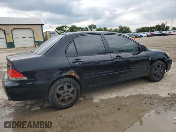 2006 Mitsubishi Lancer ES with VIN JA3AJ26E76U073785, listed as a Copart auction lot 58589705 with 177,952 mi miles and Clean title. Bid and sale history available at DreamBid. Image 3.