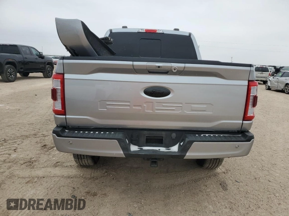 2023 Ford F-150 XL with VIN 1FTFW1ED3PFB64344, listed as a Copart auction lot 45689895 with 20,817 mi miles and Salvage Title. Bid and sale history available at carsss.com. Image 6.