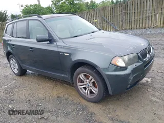 2006 BMW X3 3.0i z VIN WBXPA93426WD28370, wystawiony jako IAAI lot #42530720 z przebiegiem 179 007 mil mil oraz . Historia ofert i sprzedaży dostępna na DreamBid. Obrazek 1.