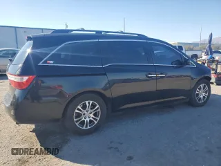 2012 Honda Odyssey EX-L with VIN 5FNRL5H64CB052869, listed as a Copart auction lot 47685375 with 168,449 mi miles and Salvage Title. Bid and sale history available at DreamBid. Image 3.